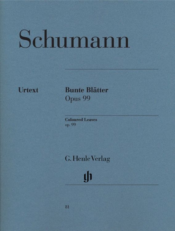 Produktbild: Robert Schumann - Bunte Blätter op. 99