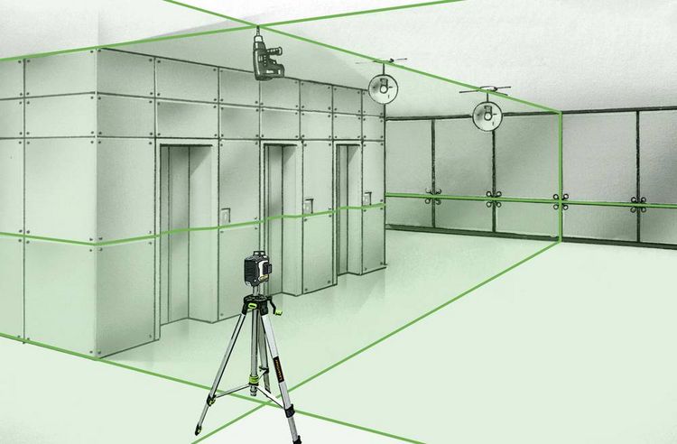 Produktbild: Laserliner CompactPlane-Laser 3G Pro Dreidimensionaler Laser selbstnivellierend