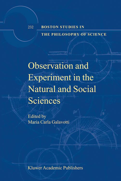 Produktbild: Observation and Experiment in the Natural and Social Sciences