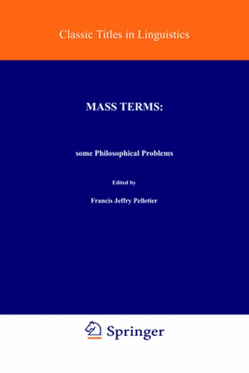 Produktbild: Mass Terms: Some Philosophical Problems