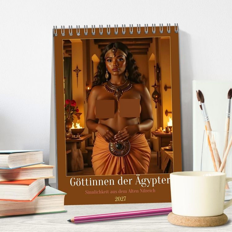 Produktbild: G&ouml;ttinnen der &Auml;gypter (Tischkalender 2027 DIN A5 hoch), CALVENDO Monatskalender