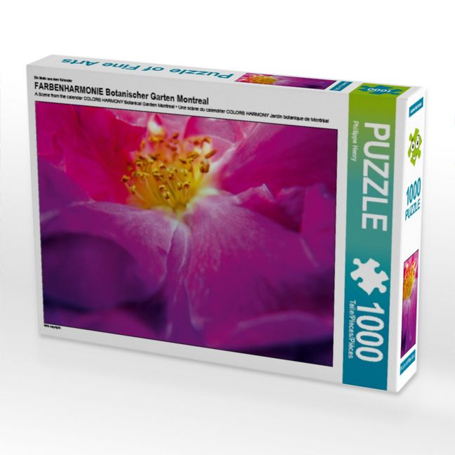 Produktbild: CALVENDO Puzzle Ein Motiv aus dem Kalender FARBENHARMONIE Botanischer Garten Montreal | 1000 Teile Lege-Gr&ouml;&szlig;e 64x48cm Foto-Puzzle f&uuml;r gl&uuml;ckliche Stunden