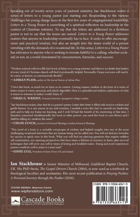 Produktbild: Letters to a Young Pastor