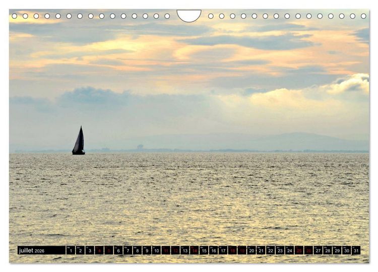 Produktbild: Un oc&eacute;an de lumi&egrave;re (Calendrier mural 2026 DIN A4 vertical), CALVENDO calendrier mensuel