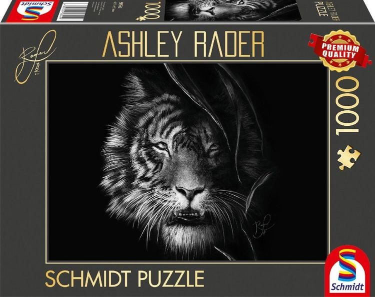 Produktbild: Schmidt Spiele 58541 - Wilderness, Tiger, Im Zeichen der Freiheit, Puzzle Ashley Rader 1.000 Teile