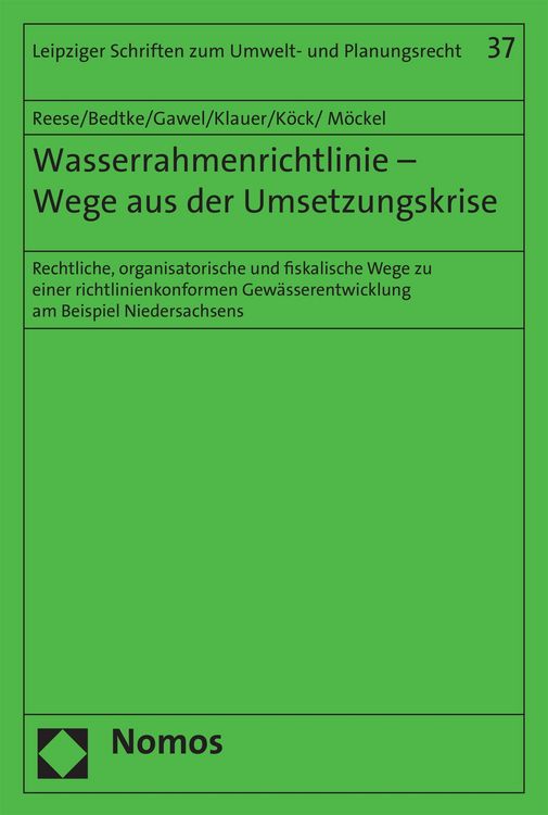 Produktbild: Wasserrahmenrichtlinie - Wege aus der Umsetzungskrise