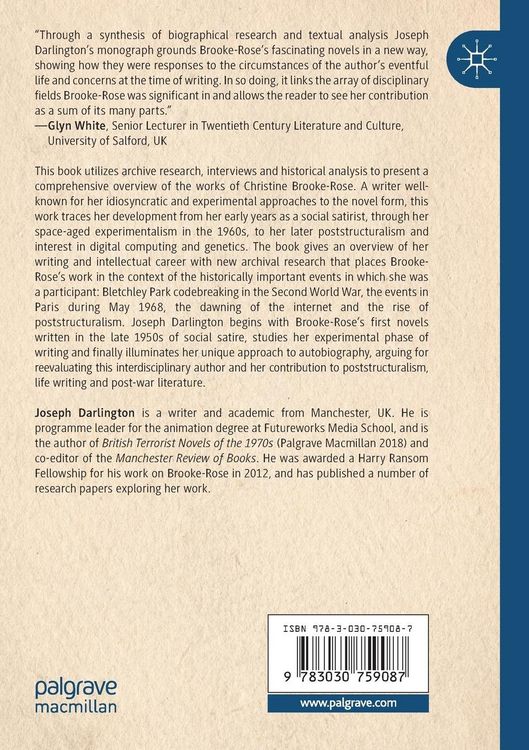 Produktbild: Christine Brooke-Rose and Post-War Literature