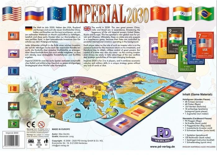 その他 Imperial 2030: 2 - 6 Spieler. Spieldauer 120 - 180 Minuten Imperial 2030 kaufen