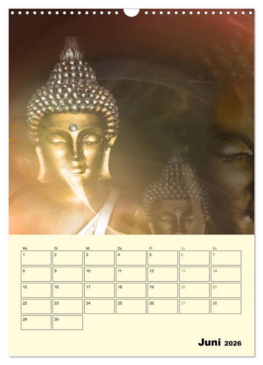 Produktbild: Buddhismus (Wandkalender 2026 DIN A3 hoch), CALVENDO Monatskalender
