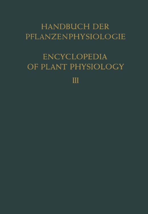 Produktbild: Pflanze und Wasser / Water Relations of Plants
