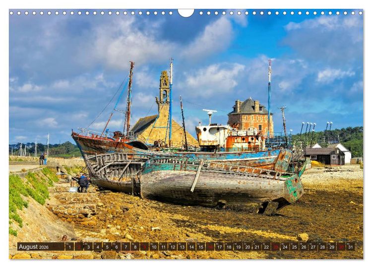Produktbild: Crozon - Faszinierende Halbinsel im Westen der Bretagne (Wandkalender 2026 DIN A3 quer), CALVENDO Monatskalender