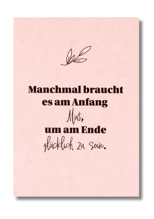 Produktbild: KEITCARDS Postkarten Selflove, Achtsamkeit Gru&szlig;karten im Set, 6 Karten