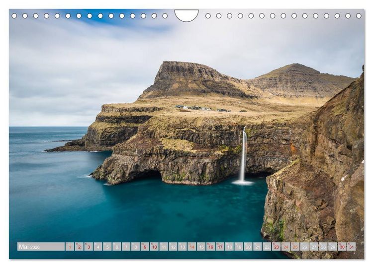 Produktbild: Traumlandschaft im Nordatlantik. F&auml;r&ouml;er Inseln (Wandkalender 2026 DIN A4 quer), CALVENDO Monatskalender