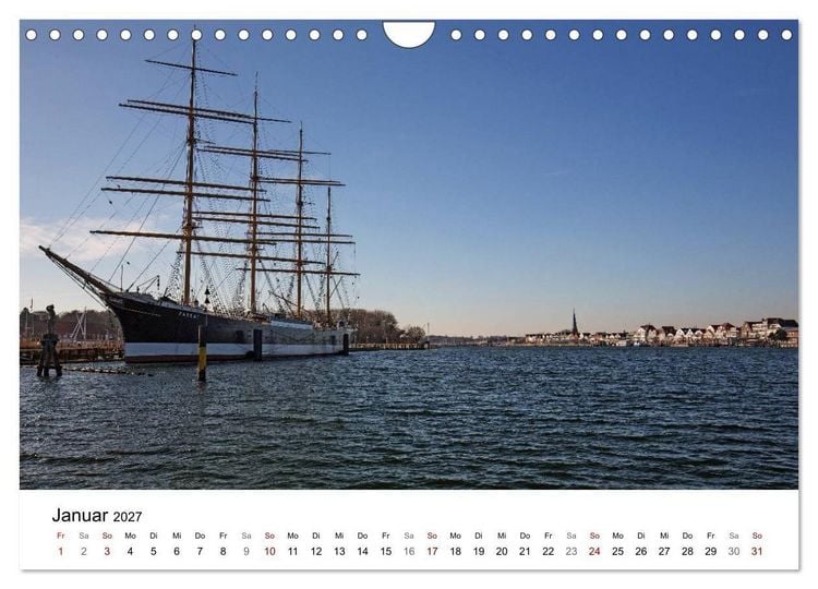 Produktbild: Ostseeheilbad Travem&uuml;nde - L&uuml;becks sch&ouml;nste Tochter (Wandkalender 2027 DIN A4 quer), CALVENDO Monatskalender