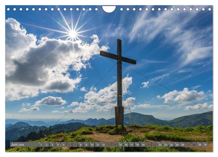 Produktbild: Faszination Oberallg&auml;u (Wandkalender 2026 DIN A4 quer), CALVENDO Monatskalender