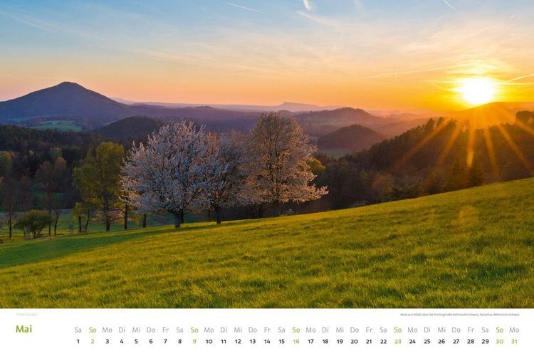 Produktbild: Kalender S&auml;chsische & B&ouml;hmische Schweiz 2027