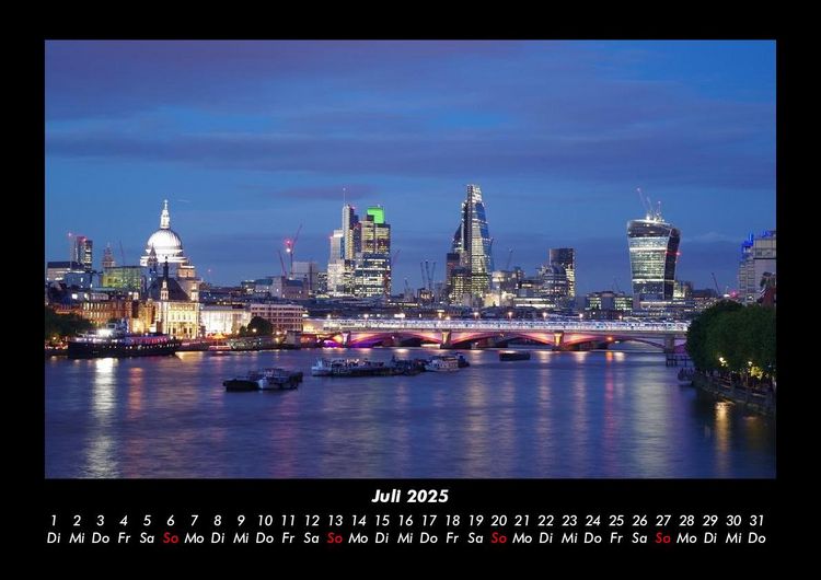 Produktbild: London 2025 Fotokalender DIN A3