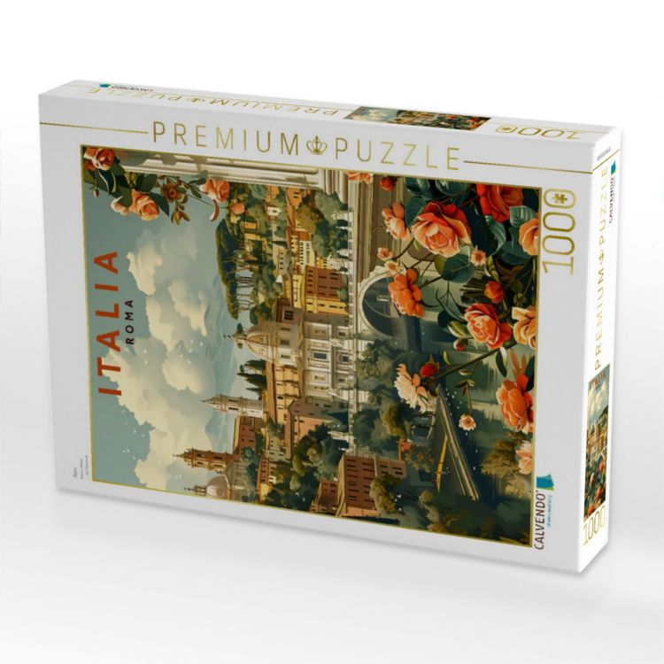 Produktbild: CALVENDO Puzzle Rom | 1000 Teile Lege-Gr&ouml;&szlig;e 64x48cm Foto-Puzzle f&uuml;r gl&uuml;ckliche Stunden
