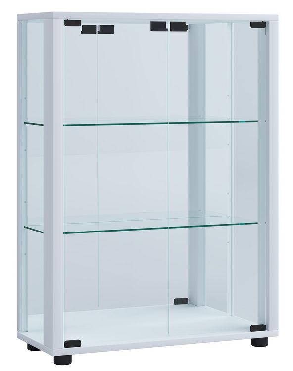 Produktbild: Glas Stand Vitrine Sammelvitrine Sintalo Spiegel
