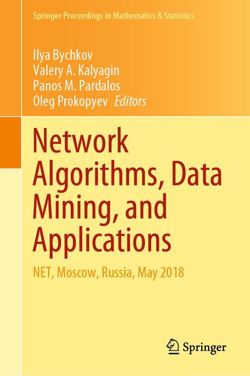 Produktbild: Network Algorithms, Data Mining, and Applications