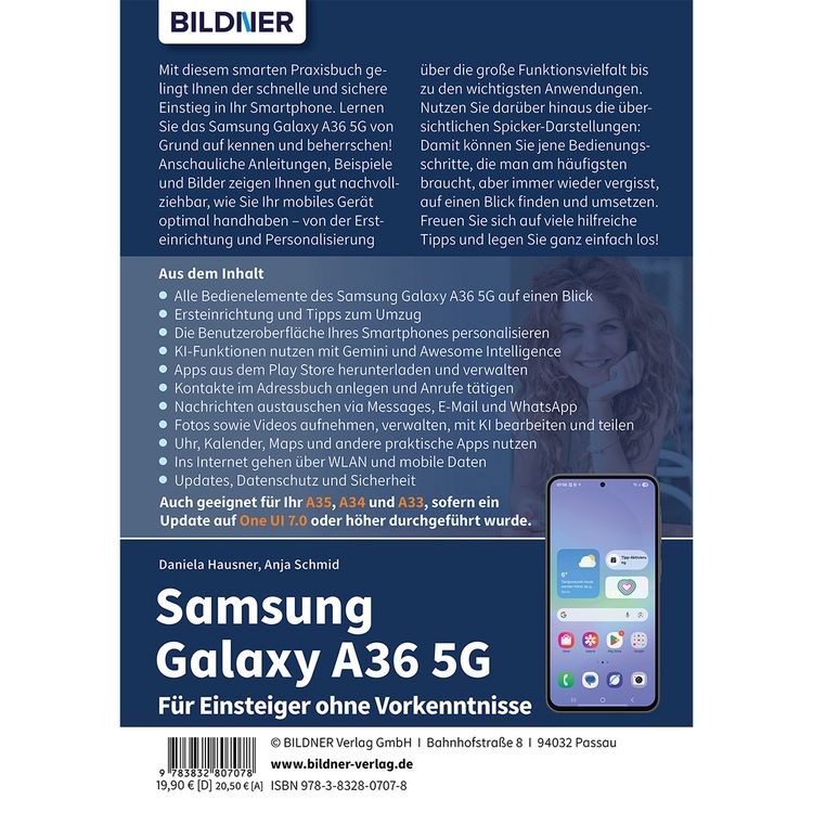Produktbild: Samsung Galaxy A36 5G - F&uuml;r Einsteiger ohne Vorkenntnisse