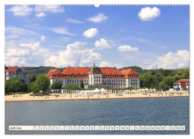 Produktbild: Zoppot und Danzig (Wandkalender 2026 DIN A2 quer), CALVENDO Monatskalender