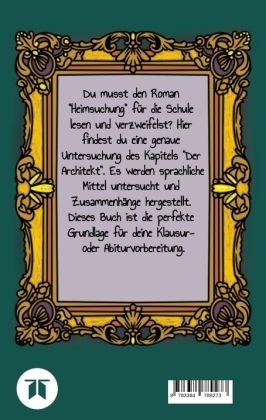 Produktbild: Abiturvorbereitung f&uuml;r das Fach Deutsch mit @hannasroth: "Der Architekt"
