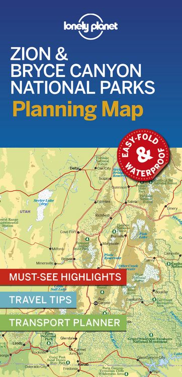 Produktbild: Lonely Planet Zion & Bryce Canyon National Parks Planning Map