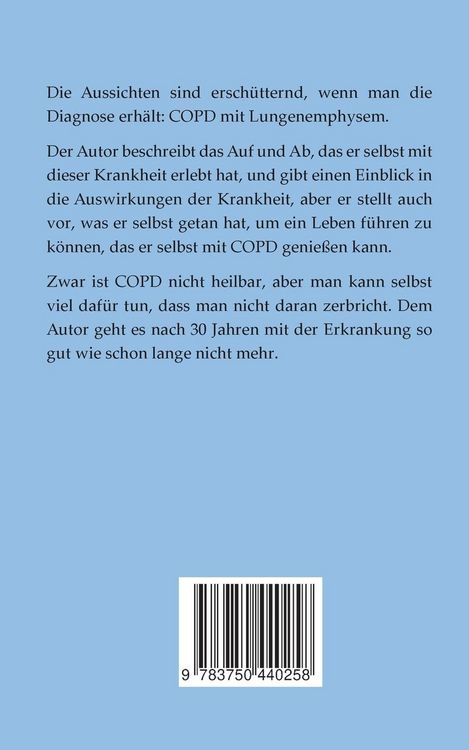 Produktbild: COPD - Mein positives Leben mit der unheilbaren Krankheit