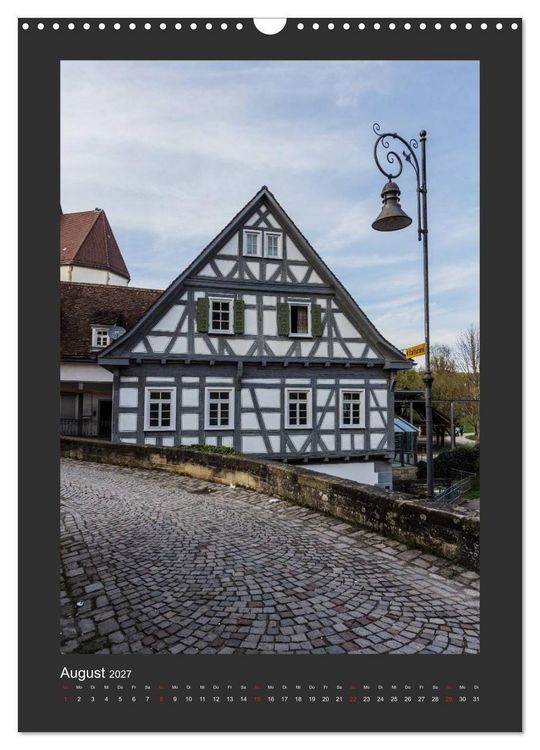 Produktbild: Waiblingen - Spaziergang durch die Altstadt (Wandkalender 2027 DIN A3 hoch), CALVENDO Monatskalender