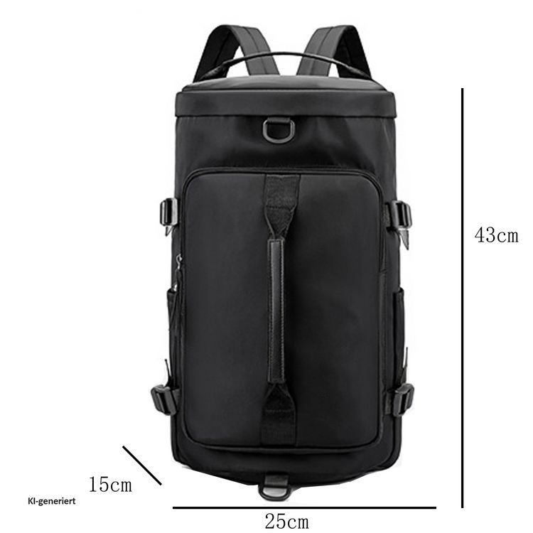 Produktbild: HTI-Living 2-in-1 Sporttasche und Rucksack Flexibel, kompakt und praktisch