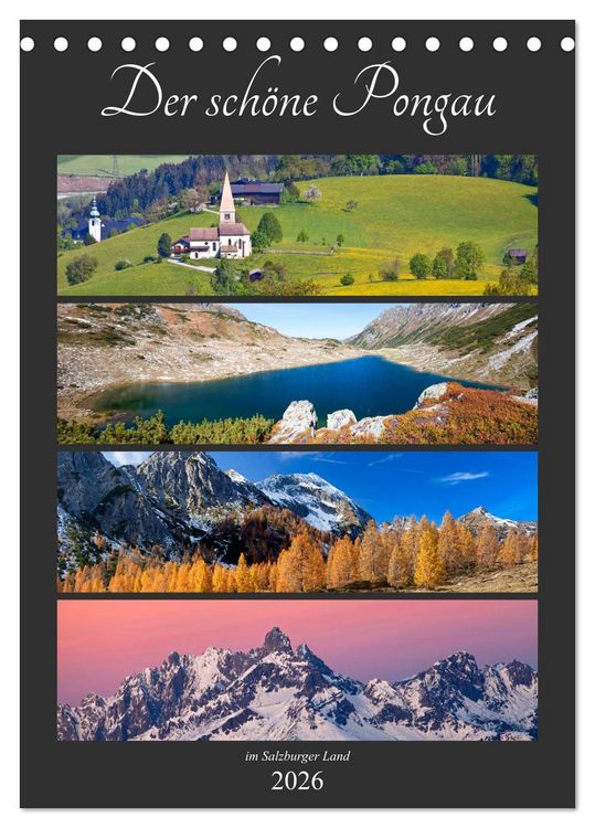 Produktbild: Der sch&ouml;ne Pongau (Tischkalender 2026 DIN A5 hoch), CALVENDO Monatskalender