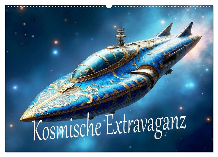 Produktbild: Kosmische Extravaganz (Wandkalender 2026 DIN A2 quer), CALVENDO Monatskalender