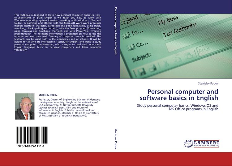 Produktbild: Personal computer and software basics in English