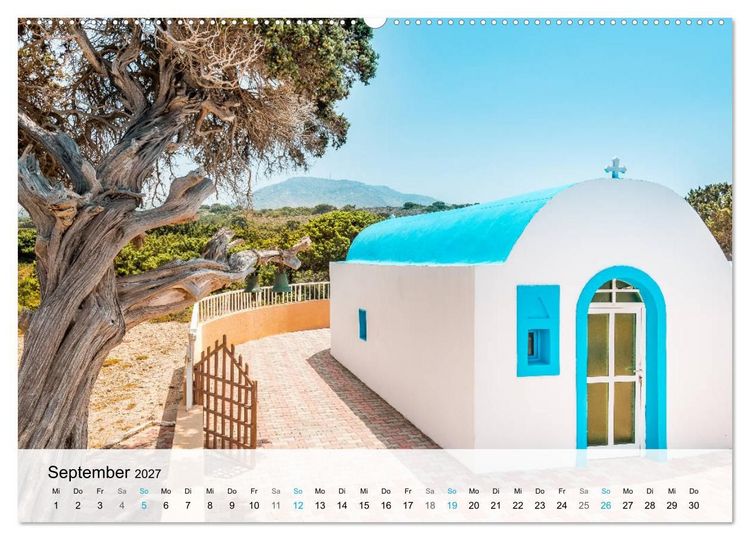 Produktbild: Insel Kos - Trauminsel des Dodekanes (Wandkalender 2027 DIN A2 quer), CALVENDO Monatskalender