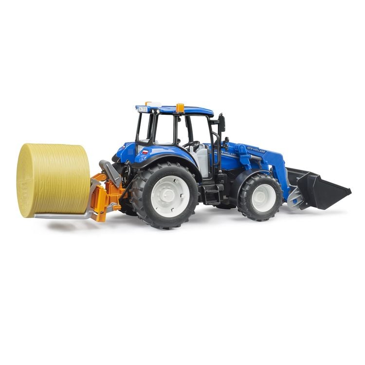Produktbild: New Holland T5.120 mit Frontlader, Ladekasten und Gabeln