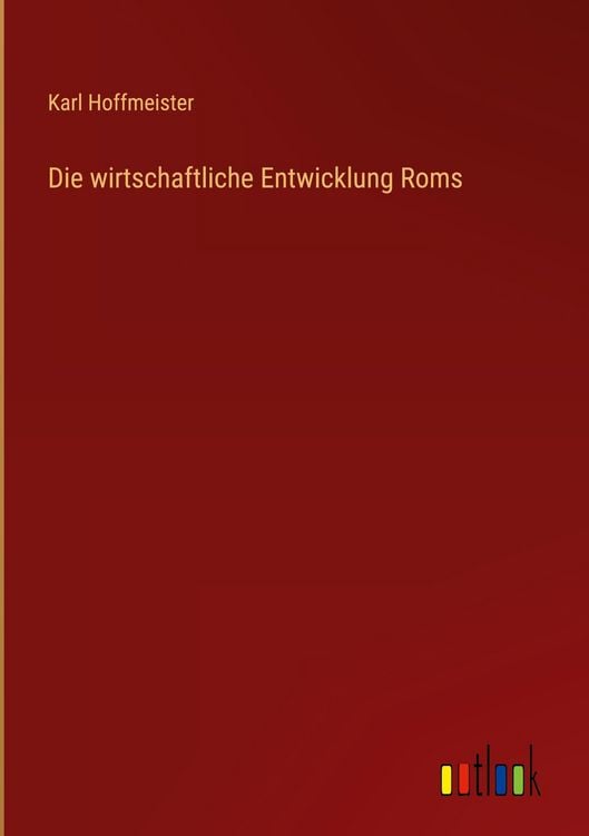 Produktbild: Die wirtschaftliche Entwicklung Roms