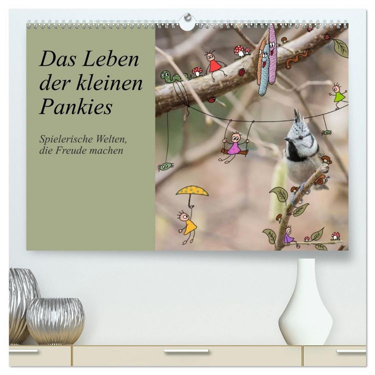 Produktbild: Das Leben der kleinen Pankies (hochwertiger Premium Wandkalender 2027 DIN A2 quer), Kunstdruck in Hochglanz