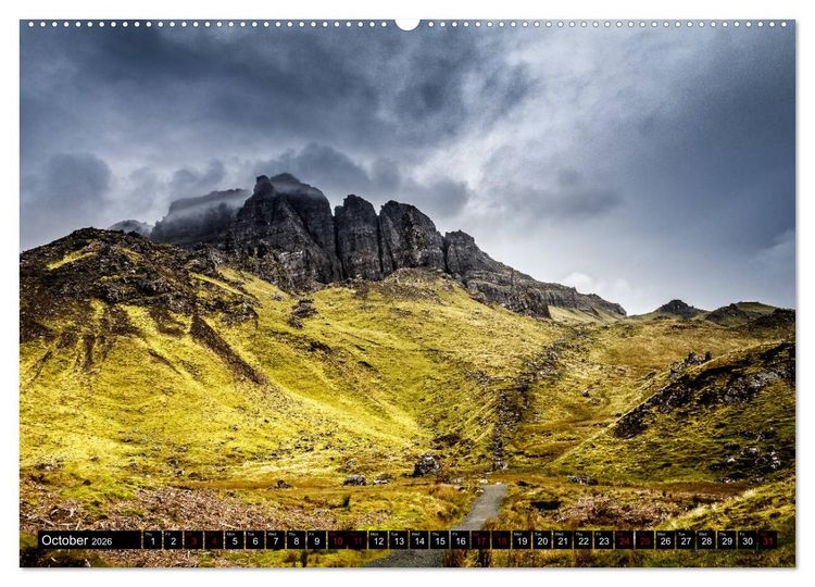 Produktbild: Isle of Skye Landscapes and Light (High Quality Premium Wall Calendar 2026 DIN A2 landscape),CALVENDO 12 Month Wall Calendar