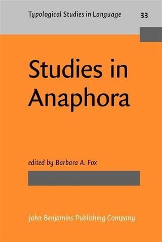 Produktbild: Studies in Anaphora