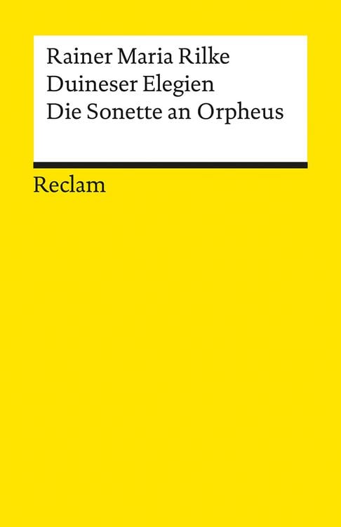 Produktbild: Duineser Elegien - Die Sonette von Orpheus