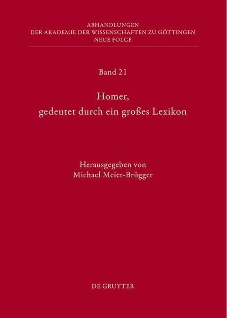 Produktbild: Homer, gedeutet durch ein gro&szlig;es Lexikon