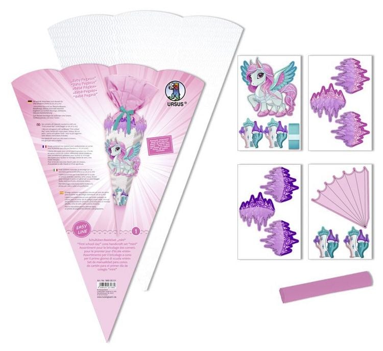 Produktbild: Schult&uuml;ten-Bastelset mini Easy Line "Baby Pegasus"