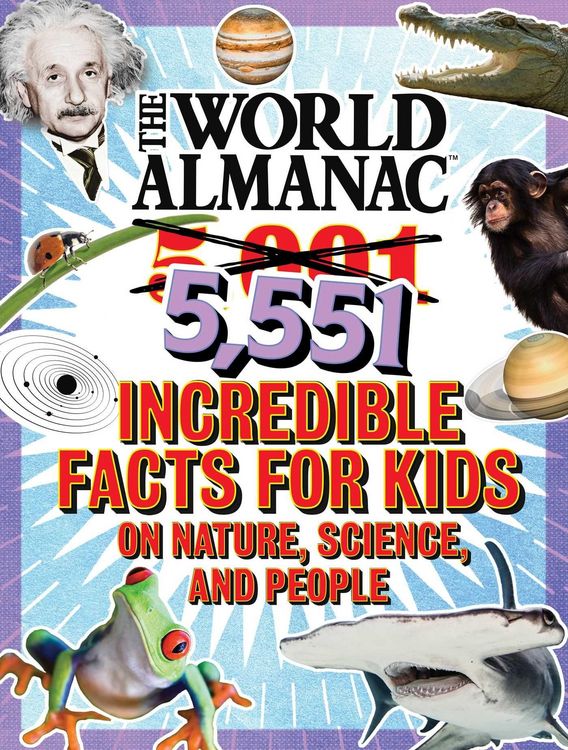 Produktbild: The World Almanac 5,001 Incredible Facts for Kids on Nature, Science, and People
