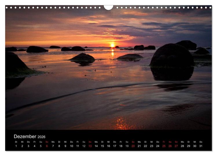 Produktbild: D&auml;nemarks Bornholm 2026 (Wandkalender 2026 DIN A3 quer), CALVENDO Monatskalender