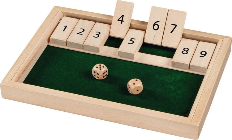 Produktbild: W&uuml;rfelspiel Shut the box