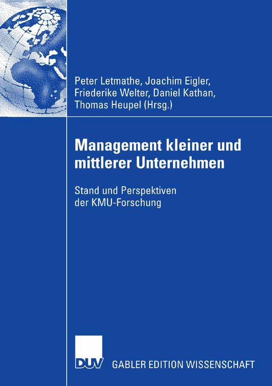 Produktbild: Management kleiner und mittlerer Unternehmen