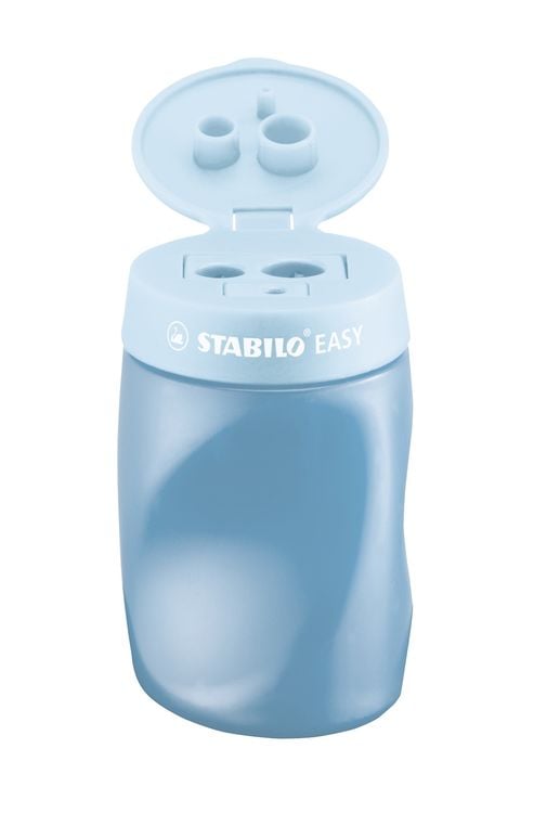 Produktbild: Ergonomischer Dosen-Spitzer für Rechtshänder - STABILO EASYsharpener - 3 in 1 - blau