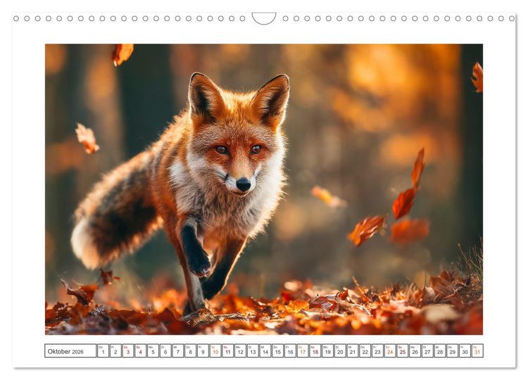 Produktbild: Magie der Wildnis (Wandkalender 2026 DIN A3 quer), CALVENDO Monatskalender