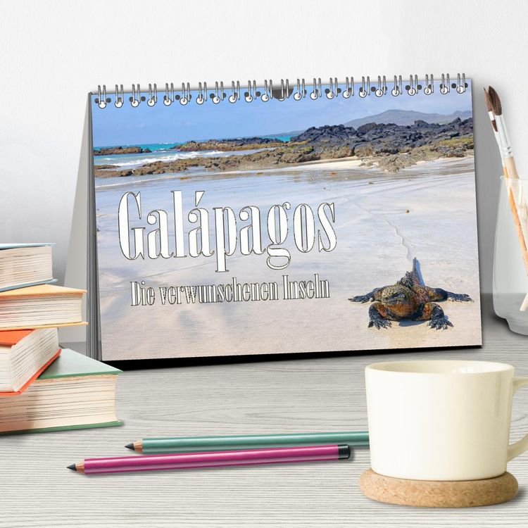 Produktbild: Gal&aacute;pagos - Die verwunschenen Inseln (Tischkalender 2026 DIN A5 quer), CALVENDO Monatskalender